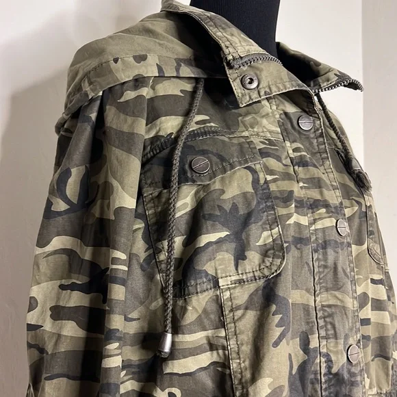 ASHLEY BT 26 INTERNATIONAL Camo Utility Jacket L - Picture 4 of 7